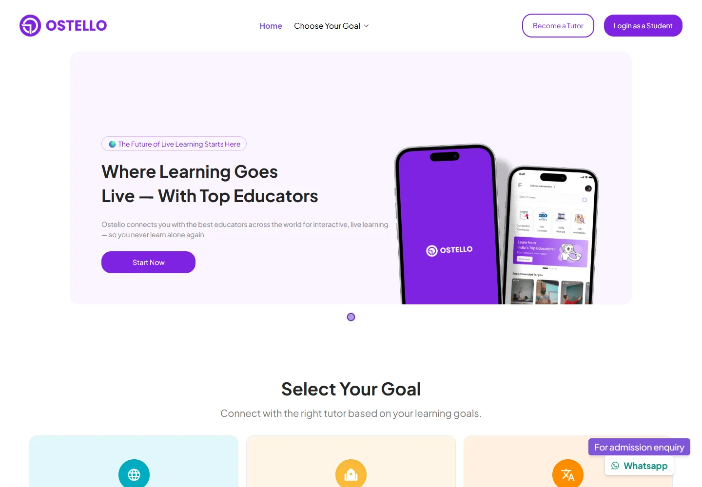 Ostello, EdTech Learning Platform preview